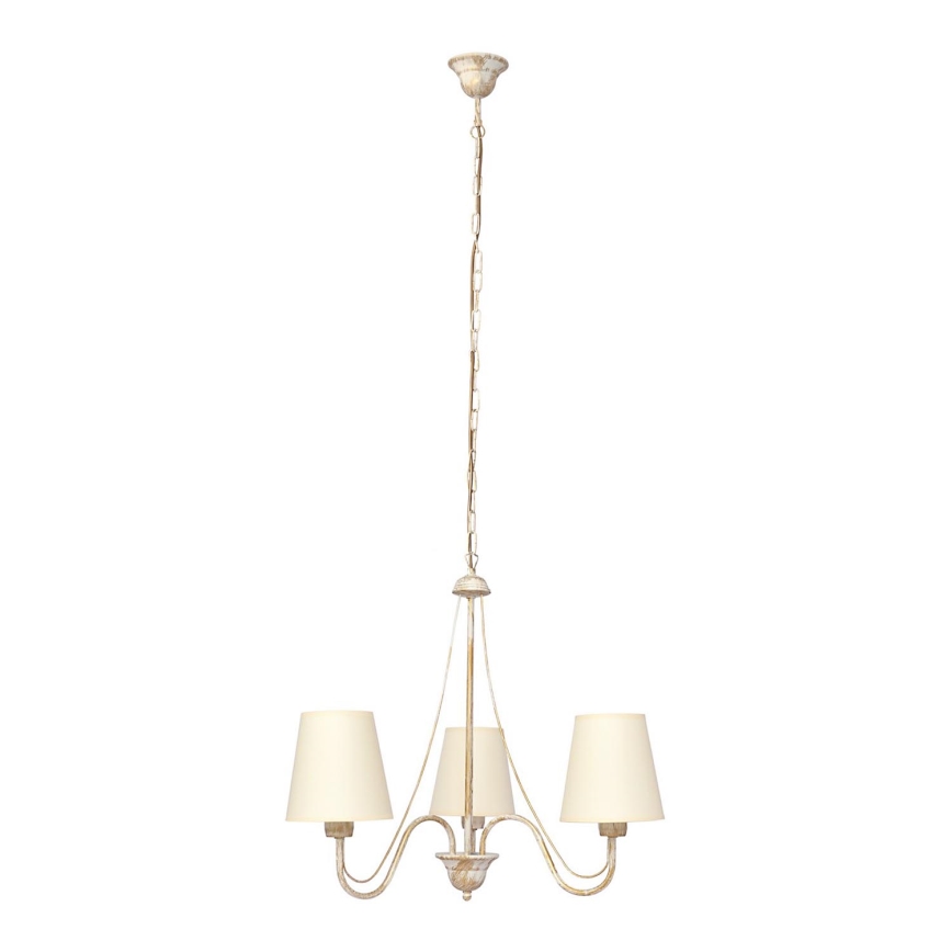Luster na lancu MALBO 3xE27/15W/230V bež