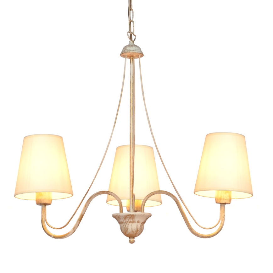 Luster na lancu MALBO 3xE27/15W/230V bež