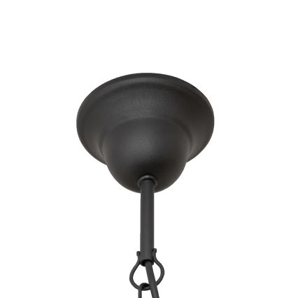 Luster na lancu MALBO 8xE14/10W/230V crni