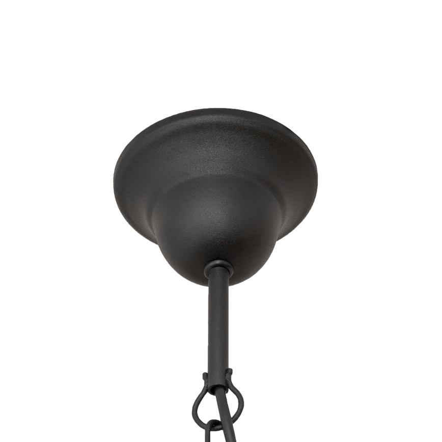 Luster na lancu MALBO 8xE14/10W/230V crni