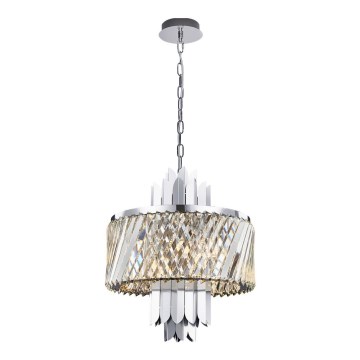 Luster na lancu MARGOT 6xE14/40W/230V mat krom