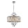 Luster na lancu MARGOT 9xE14/40W/230V mat krom