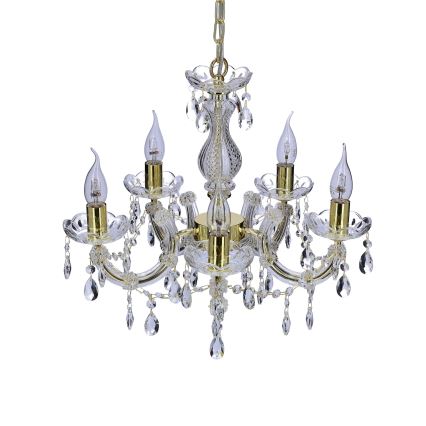 Luster na lancu MARIA TERESA 5xE14/40W/230V