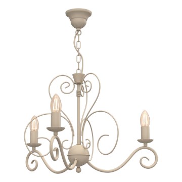 Luster na lancu MAURO 3xE14/15W/230V bež