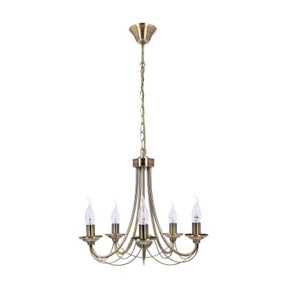 Luster na lancu MUZA 5xE14/40W/230V