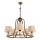 Luster na lancu NARA 5xE27/40W/230V mesing