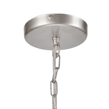 Luster na lancu ORLANDO 6xE27/60W/230V srebrna