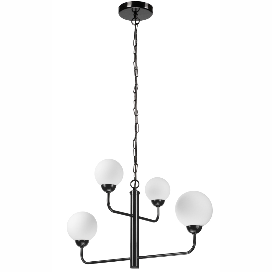 Luster na lancu OSCAR 4xG9/5W/230V crna