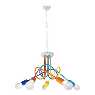 Luster na lancu OXFORD 5xE27/15W/230V