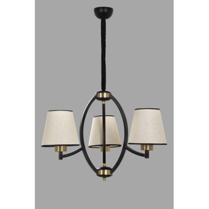 Luster na lancu PAUL 3xE27/60W/230V