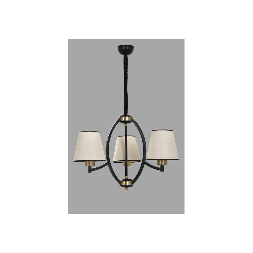 Luster na lancu PAUL 3xE27/60W/230V