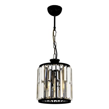 Luster na lancu PUNE 1xE27/40W/230V crni