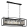 Luster na lancu PUNE 4xE27/40W/230V crna