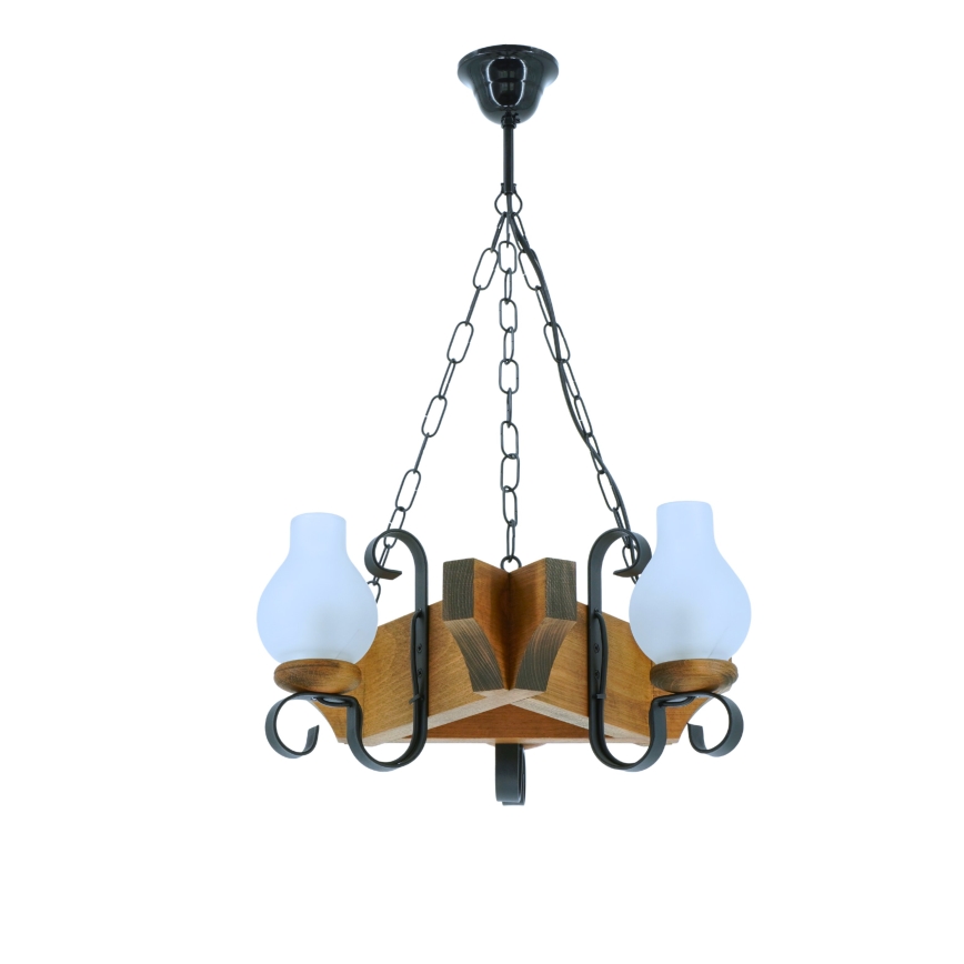 Luster na lancu QUEEN 3xE14/40W/230V bukva - FSC certificirano