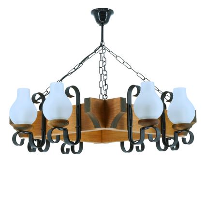 Luster na lancu QUEEN 8xE14/40W/230V bukva - FSC certificirano