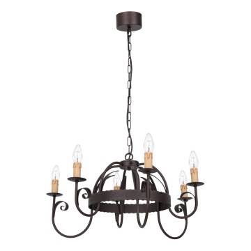 Luster na lancu REN 6xE14/15W/230V