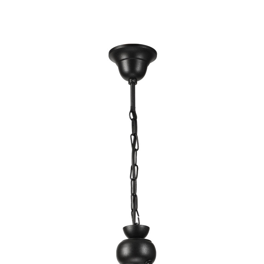Luster na lancu RETRO 2xE27/60W/230V crna