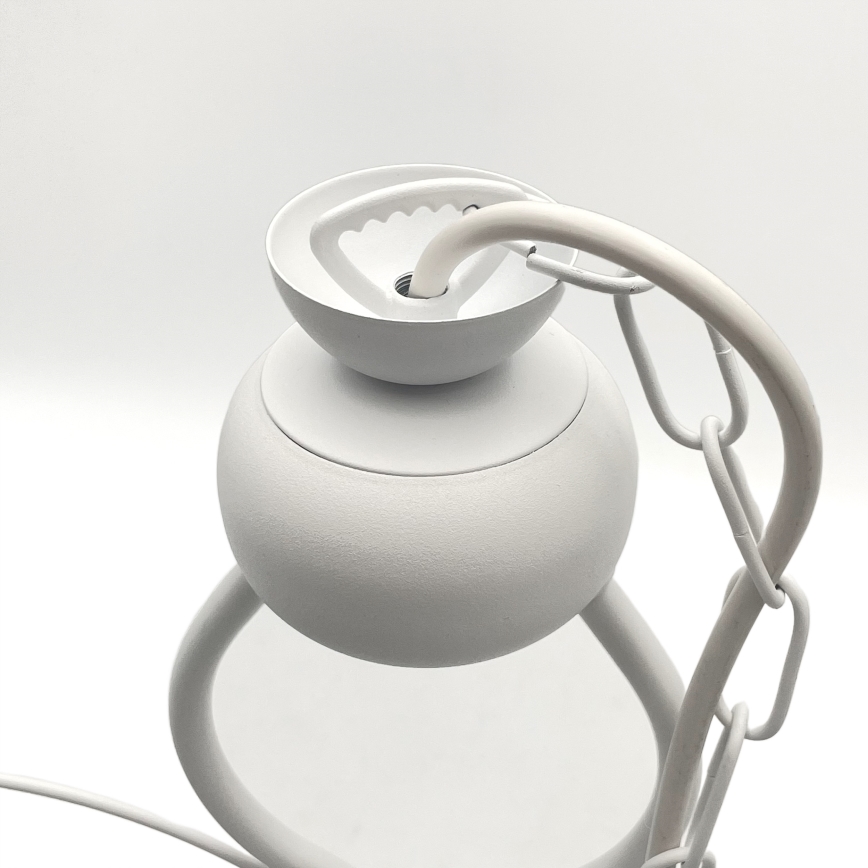 Luster na lancu RETRO 2xE27/60W/230V mat bijela