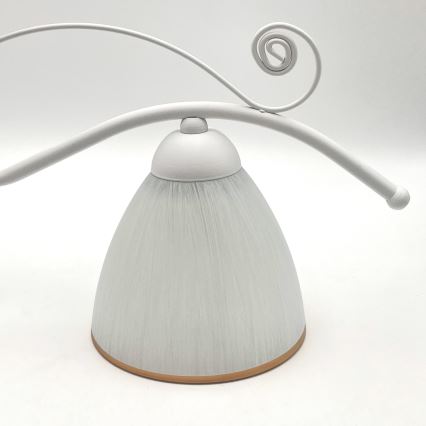 Luster na lancu RETRO 2xE27/60W/230V mat bijela
