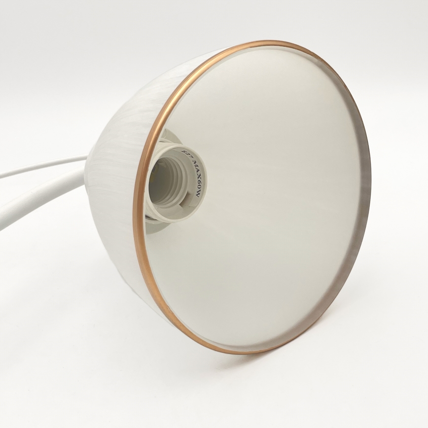 Luster na lancu RETRO 2xE27/60W/230V mat bijela
