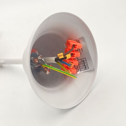 Luster na lancu RETRO 2xE27/60W/230V mat bijela