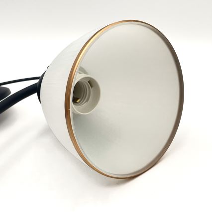Luster na lancu RETRO 2xE27/60W/230V mat crna