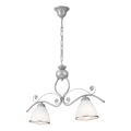 Luster na lancu RETRO 2xE27/60W/230V srebrna
