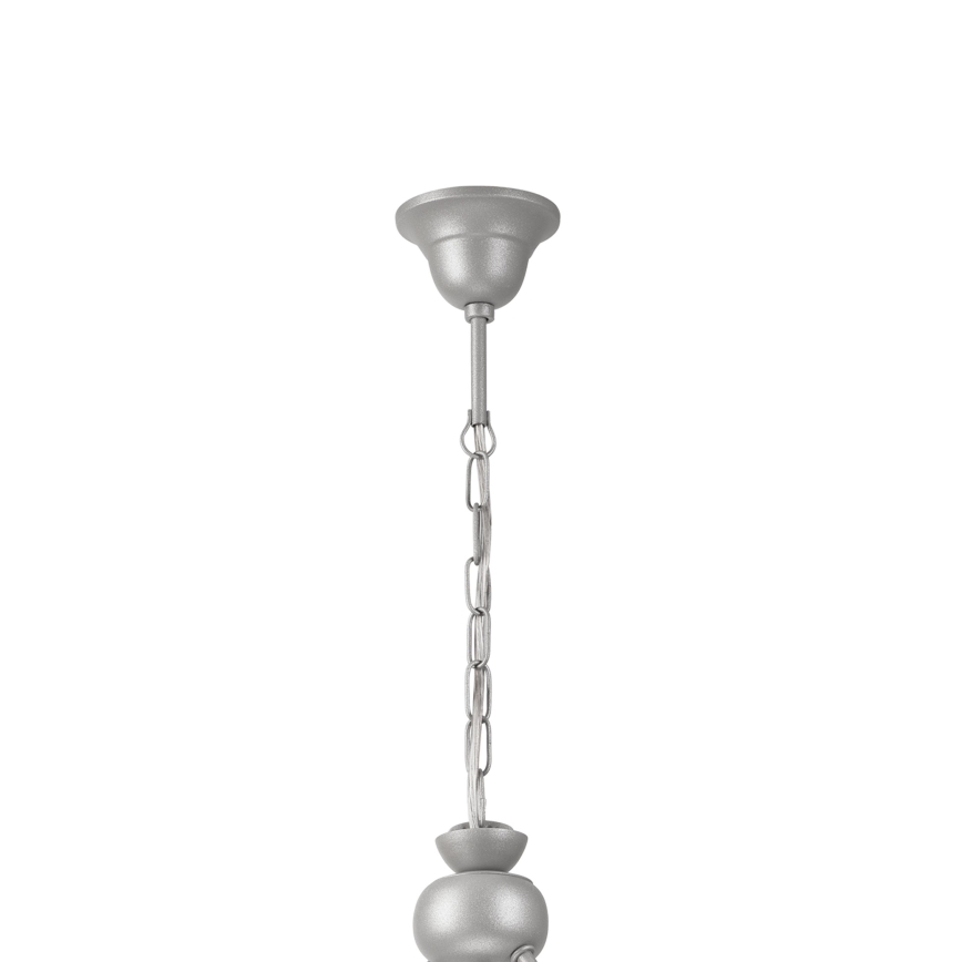 Luster na lancu RETRO 2xE27/60W/230V srebrna