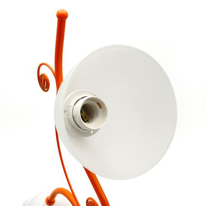Luster na lancu RETRO 3xE27/60W/230V bijela/šarena