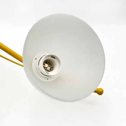 Luster na lancu RETRO 5xE27/60W/230V bijela/šarena