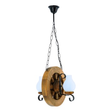 Luster na lancu ROATA 2xE14/40W/230V bukva - FSC certificirano