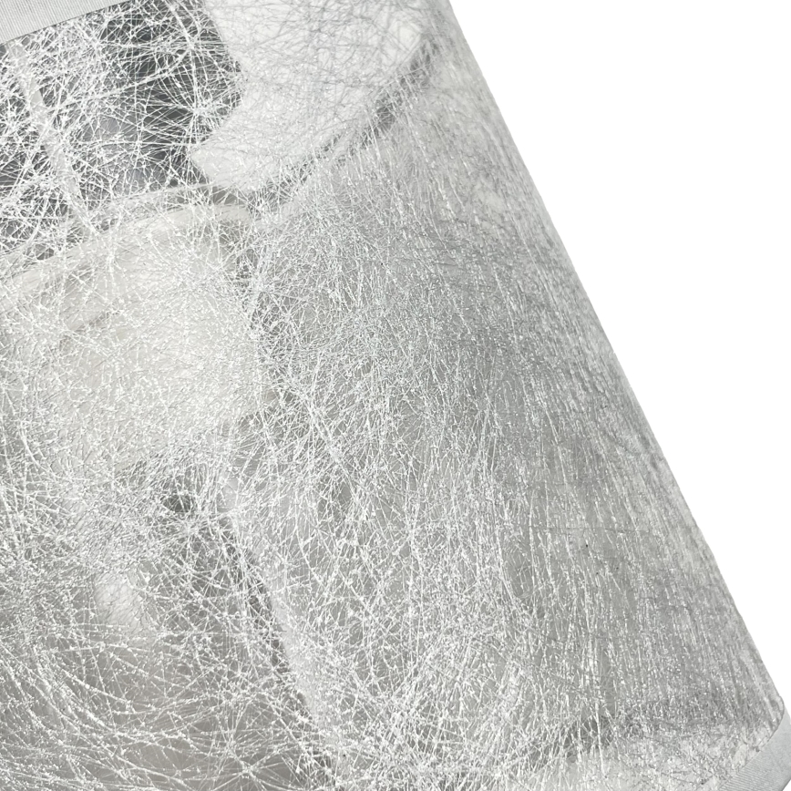 Luster na lancu ROSA 3xE27/60W/230V crna/siva