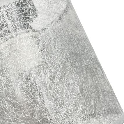 Luster na lancu ROSA 5xE27/60W/230V crna/siva