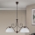 Luster na lancu RULA 2xE27/40W/230V bijela/bronza
