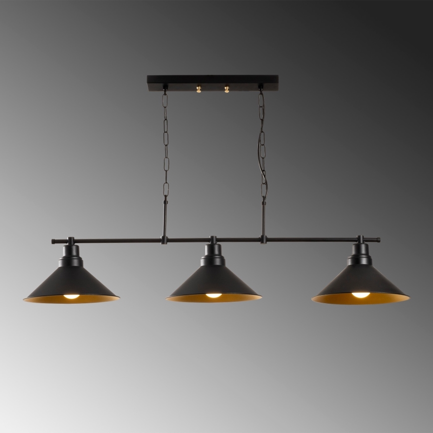 Luster na lancu SIVANI 3xE27/100W/230V