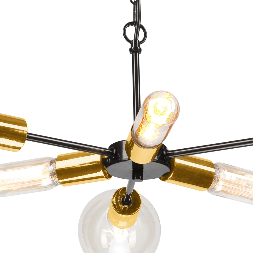 Luster na lancu STARLA 6xE27/60W/230V