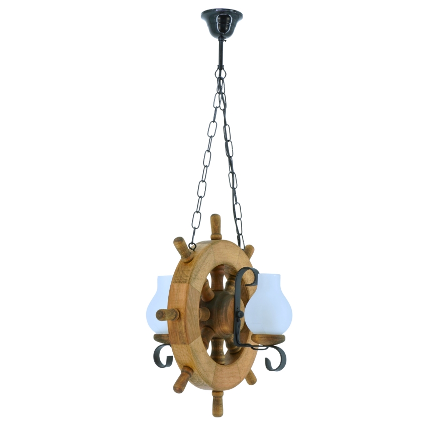 Luster na lancu TIMONA 2xE14/40W/230V bukva - FSC certificirano