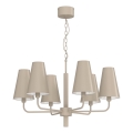 Luster na lancu TORTOLA 6xE14/15W/230V bež