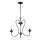 Luster na lancu UNITY 3xE14/10W/230V crni