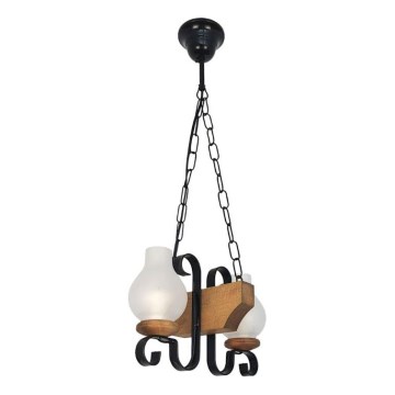 Luster na lancu VELA 2xE14/40W/230V bukva - FSC certificirano