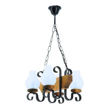 Luster na lancu VELA 4xE14/40W/230V bukva - FSC certificirano