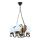 Luster na lancu VELA 4xE14/40W/230V bukva - FSC certificirano