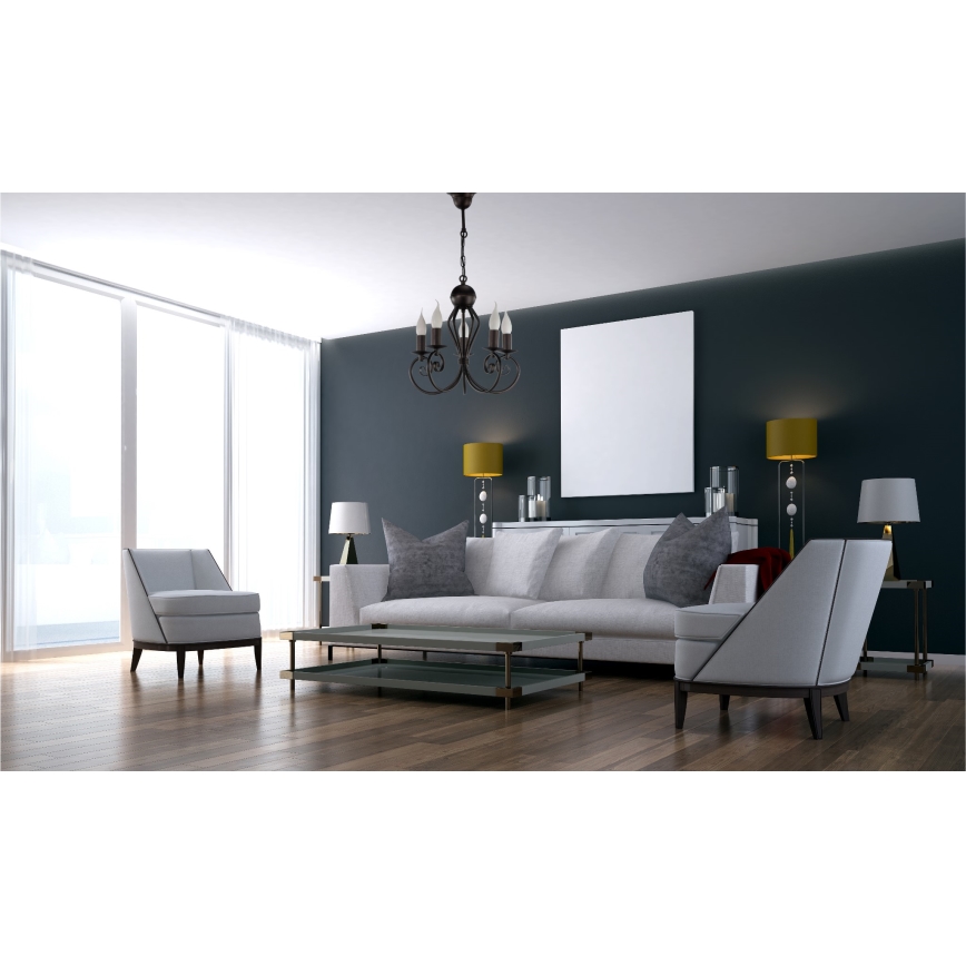 Luster na lancu VINCENT 5xE14/40W/230V