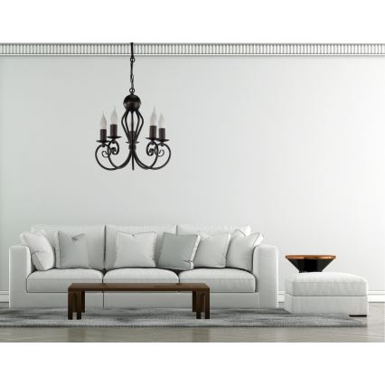 Luster na lancu VINCENT 5xE14/40W/230V