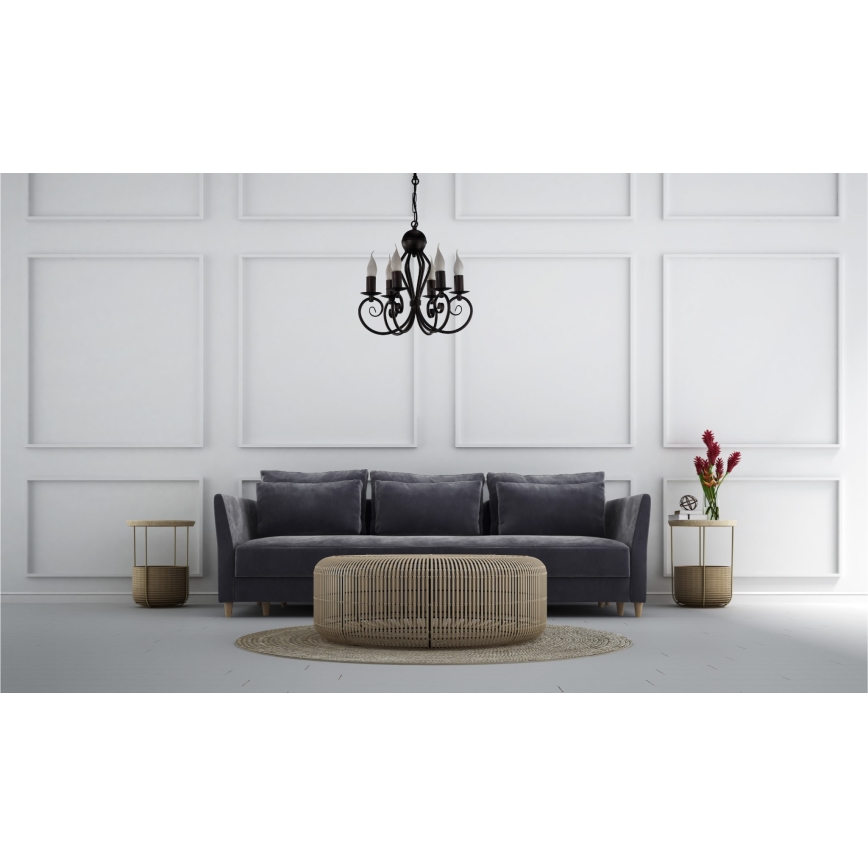 Luster na lancu VINCENT 6xE14/40W/230V