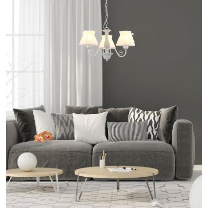 Luster na lancu ZEFIR 3xE27/40W/230V