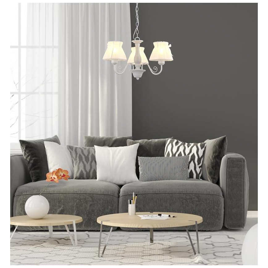 Luster na lancu ZEFIR 3xE27/40W/230V