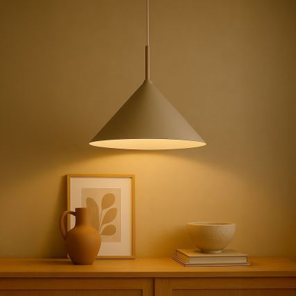 Luster na lanku CAPITAL 1xGX53/15W/230V pr. 46 cm bež