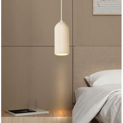 Luster na lanku LAVINA 1xE27/35W/230V, krem boje