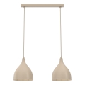 Luster na lanku NOAK CLASSIC 2xE27/15W/230V bež